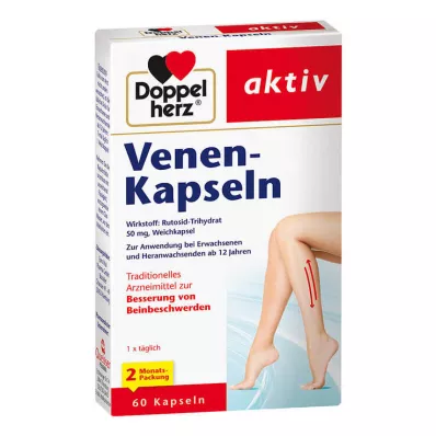 DOPPELHERZ Véna kapszula, 60 kapszula DOPPELHERZ Véna kapszula, 60 kapszula