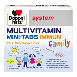 DOPPELHERZ Multivitamin Mini-Tabs családi rendszer, 20 db