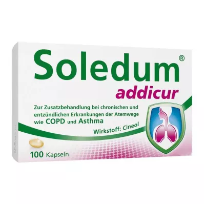 SOLEDUM addicur 200 mg bélsavmentes lágy kapszula, 100 db SOLEDUM addicur 200 mg bélsavmentes lágy kapszula, 100 db
