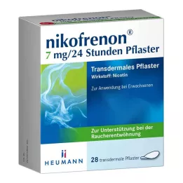 NIKOFRENON 7 mg/24 órás transzdermális tapasz, 28 db