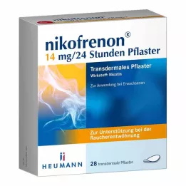 NIKOFRENON 14 mg/24 órás transzdermális tapasz, 28 db