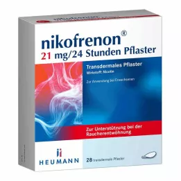 NIKOFRENON 21 mg/24 órás transzdermális tapasz, 28 db