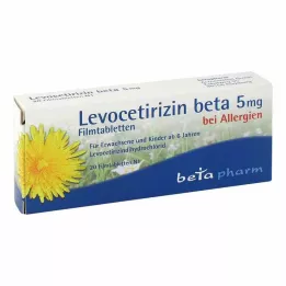 Levocetirizine béta 5 mg filmtabletta, 20 db