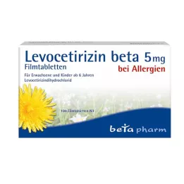 LEVOCETIRIZIN béta 5 mg filmtabletta, 100 db