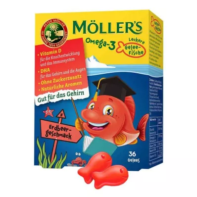 Möller`s Omega-3 Jelly Fish Eper rágótabletta, 36 db Möller`s Omega-3 Jelly Fish Eper rágótabletta, 36 db