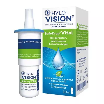Hylo-Vision® Safedrop® Vital szemcsepp, 10 ml