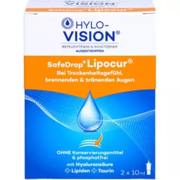 HYLO-VISION SafeDrop Lipocur szemcsepp, 2X10 ml