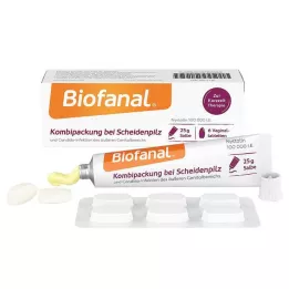 BIOFANAL Kombinációs csomag hüvelyi gombásodásra, Vagtab + kenőcs, 1 P
