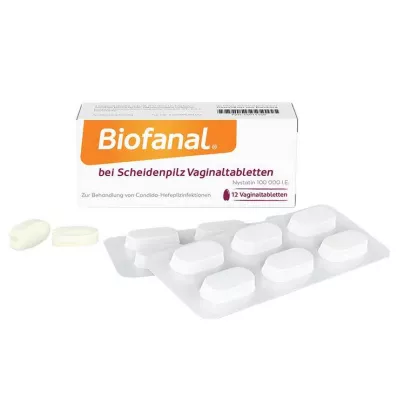Biofanal® hüvelyi rigóhoz hüvelytabletta, 12 db