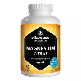 MAGNESIUMCITRAT 360 mg-os vegán kapszula, 180 db