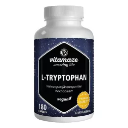 L-TRYPTOPHAN 500 mg nagy dózisú vegán kapszula, 180 db