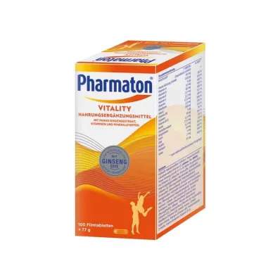 Pharmaton ginzeng kivonattal és vitaminokkal, 100 db