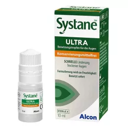 SYSTANE ULTRA Kenőoldat a szemhez, tartósítószer nélkül, 10 ml