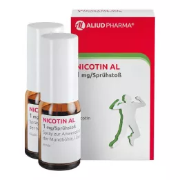 NICOTIN AL 1 mg/spray puff spray a szájüregben történő alkalmazáshoz, 2 db