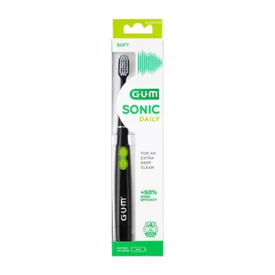 GUM Sonic Daily sonic fogkefe fekete, 1 db