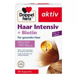DOPPELHERZ Hair Intensive+Biotin kapszula, 30 kapszula