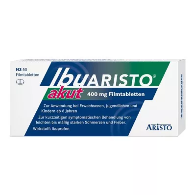 IBUARISTO akut 400 mg filmtabletta, 50 db IBUARISTO akut 400 mg filmtabletta, 50 db