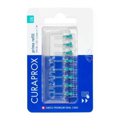 Curaprox CPS 06 prime interdentális kefe utántöltő, 8 db Curaprox CPS 06 prime interdentális kefe utántöltő, 8 db