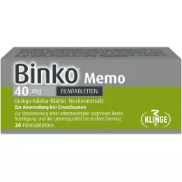 BINKO Memo 40 mg filmtabletta, 30 db