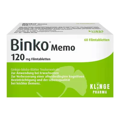 BINKO Memo 120 mg filmtabletta, 60 db BINKO Memo 120 mg filmtabletta, 60 db