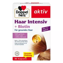 DOPPELHERZ Hair Intensive+Biotin kapszula, 80 kapszula