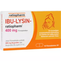 IBU-LYSIN-ratiopharm 400 mg filmtabletta, 10 db