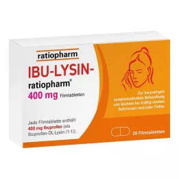 IBU-LYSIN-ratiopharm 400 mg filmtabletta, 20 db