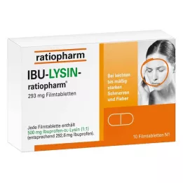 IBU-LYSIN-ratiopharm 293 mg filmtabletta, 10 db