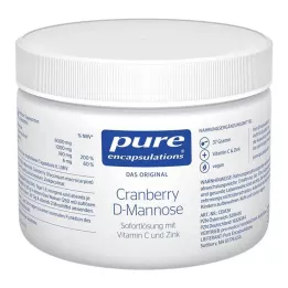 PURE ENCAPSULATIONS Áfonya D-mannóz por, 37 g