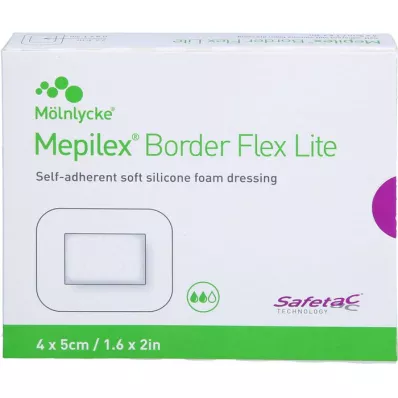 MEPILEX Border Flex Lite habkötszer 4x5 cm, 10 db