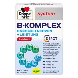 DOPPELHERZ B-komplex rendszerű tabletta, 60 db