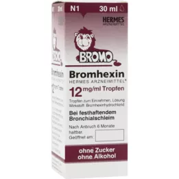 BROMHEXIN Hermes Arzneimittel 12 mg/ml cseppek, 30 ml