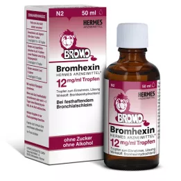 BROMHEXIN Hermes Arzneimittel 12 mg/ml cseppek, 50 ml