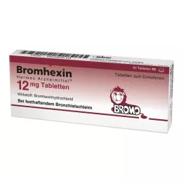 Bromhexine HERMES Medicines® 12 mg tabletta, 50 db