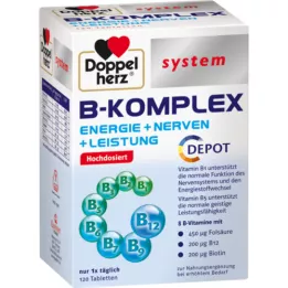DOPPELHERZ B-komplex rendszerű tabletta, 120 db