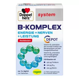 DOPPELHERZ B-komplex rendszerű tabletta, 120 db