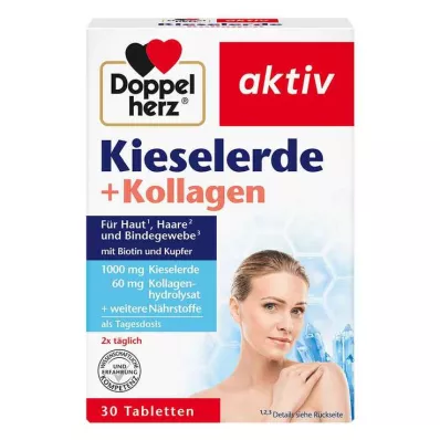 DOPPELHERZ Szilícium-dioxid+kollagén tabletta, 30 db