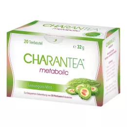CHARANTEA metabolikus citromos/mentás szűrőzacskó, 20 db