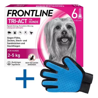 FRONTLINE Tri-Act cseppentős oldat 2-5 kg-os kutyáknak, 6 db