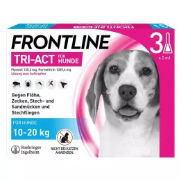 FRONTLINE Tri-Act folyékony oldat kutyáknak 10-20kg, 3 db