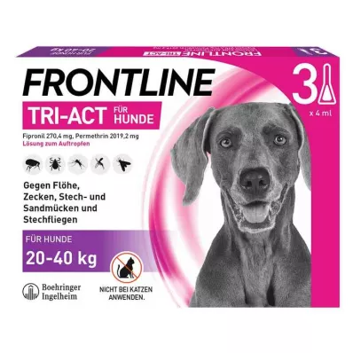 FRONTLINE Tri-Act Lsg.z.Drop-on kutyáknak 20-40kg, 3 db