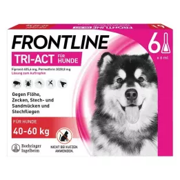 FRONTLINE Tri-Act oldat csepegtetőhöz 40-60 kg-os kutyákon, 6 db