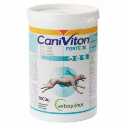 Caniviton Forte 30 kiegészítő takarmány granulátum kutyáknak, 1000 g