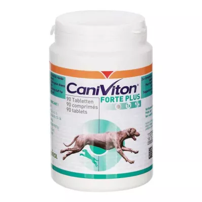 Caniviton Forte Plus kiegészítő etetőtálca kutyáknak/macskáknak, 90 db