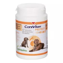 Caniviton Protect kiegészítő eledel kutyáknak/macskáknak, 90 db
