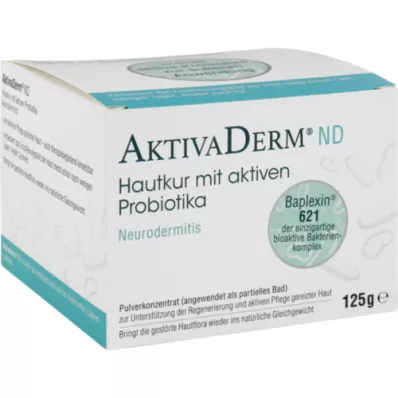AKTIVADERM ND Neurodermitisz bőrgyógyászat aktív probiotikumok, 125 g