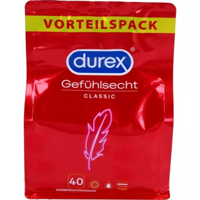 DUREX Érzékeny gossamer óvszer, 40 db