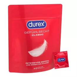 DUREX Érzékeny gossamer óvszer, 40 db