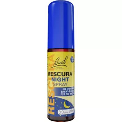 BACHBLÜTEN Original Rescura Éjszakai spray alkoholmentes, 20 ml