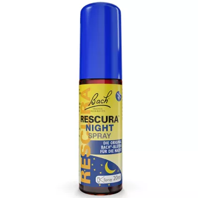 BACHBLÜTEN Original Rescura Éjszakai spray alkoholmentes, 20 ml